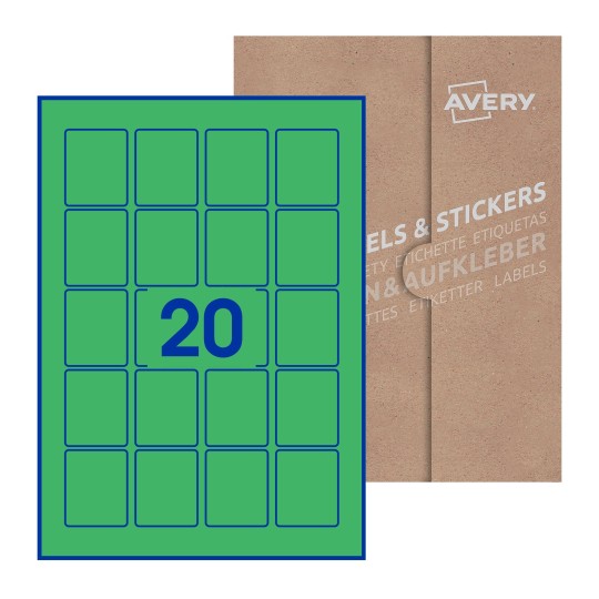 Rectangle Labels - 41 x 50mm Rectangle, Avery Blank Labels