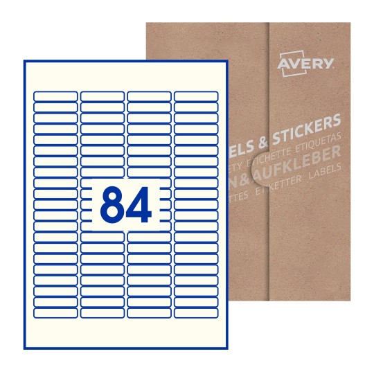 Rectangle Labels - 46 x 11mm Rectangle, Avery Blank Labels