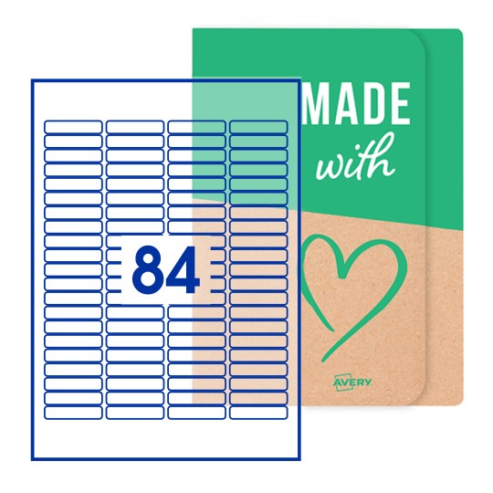 Rectangle Labels - 46 x 11mm Rectangle, Avery Blank Labels