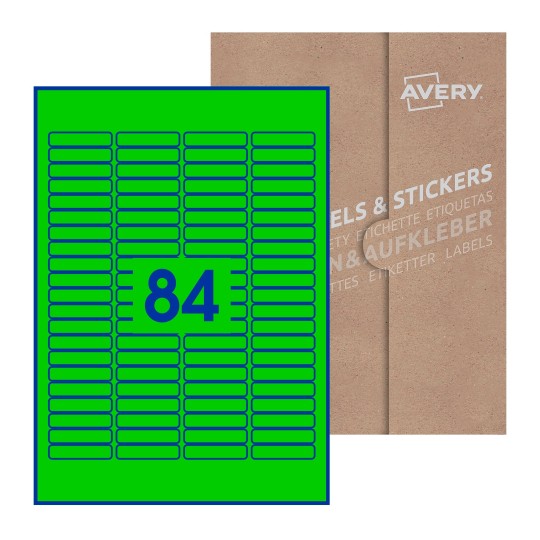 Rectangle Labels - 46 x 11mm Rectangle, Avery Blank Labels