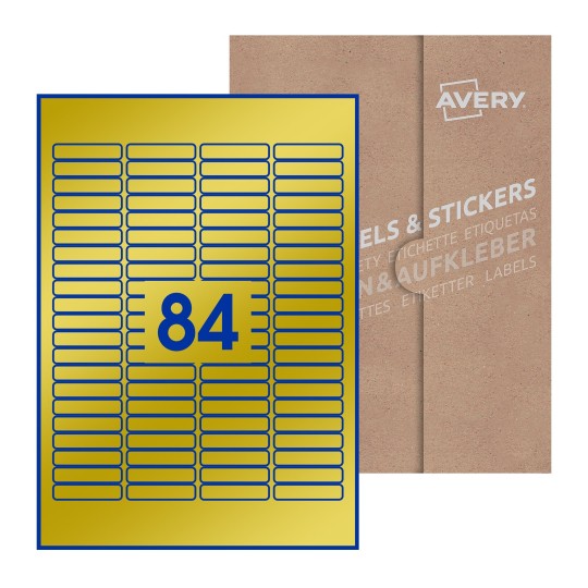 Rectangle Labels - 46 x 11mm Rectangle, Avery Blank Labels