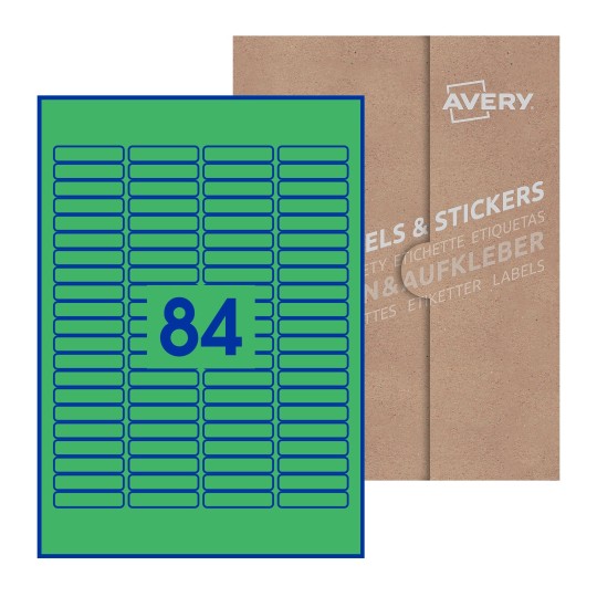 Rectangle Labels - 46 x 11mm Rectangle, Avery Blank Labels