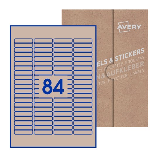 Rectangle Labels - 46 x 11mm Rectangle, Avery Blank Labels