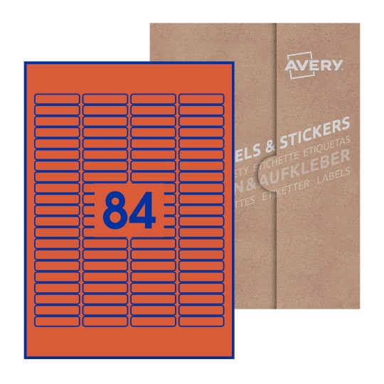 Rectangle Labels - 46 x 11mm Rectangle, Avery Blank Labels