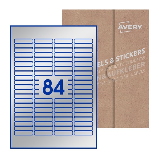 Rectangle Labels - 46 x 11mm Rectangle, Avery Blank Labels