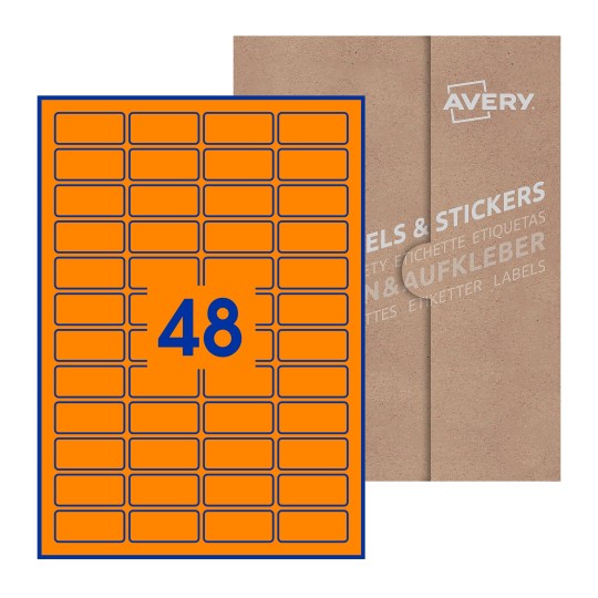 Rectangle Labels - 46 x 21mm Rectangle, Avery Blank Labels