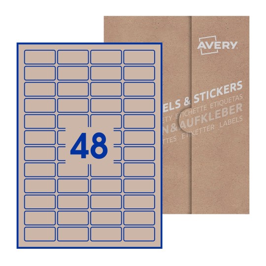 Rectangle Labels - 46 x 21mm Rectangle, Avery Blank Labels
