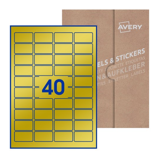Rectangle Labels - 46 x 25mm Rectangle, Avery Blank Labels