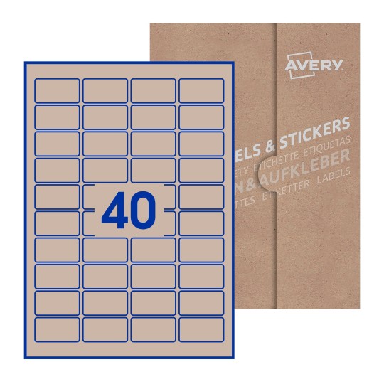 Rectangle Labels - 46 x 25mm Rectangle, Avery Blank Labels