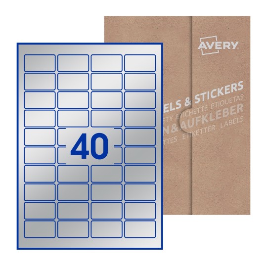 Rectangle Labels - 46 x 25mm Rectangle, Avery Blank Labels
