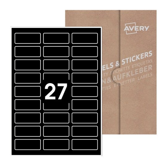 Rectangle Labels - 60 x 25mm Rectangle, Avery Blank Labels