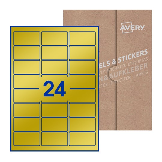 Rectangle Labels - 64 x 34mm Rectangle, Avery Blank Labels
