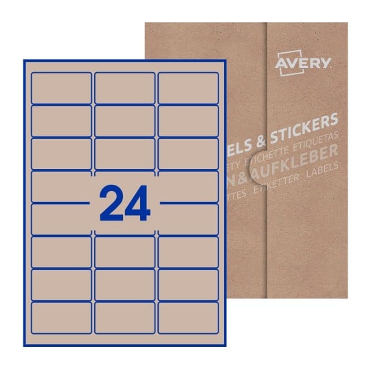 Rectangle Labels - 64 x 34mm Rectangle, Avery Blank Labels
