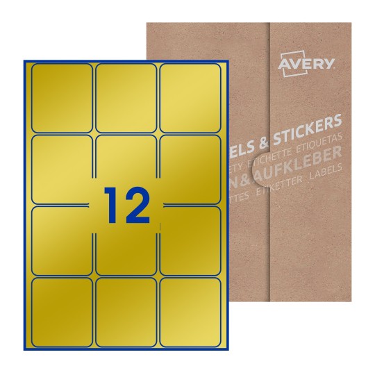 Rectangle Labels - 64 x 72mm Rectangle, Avery Blank Labels