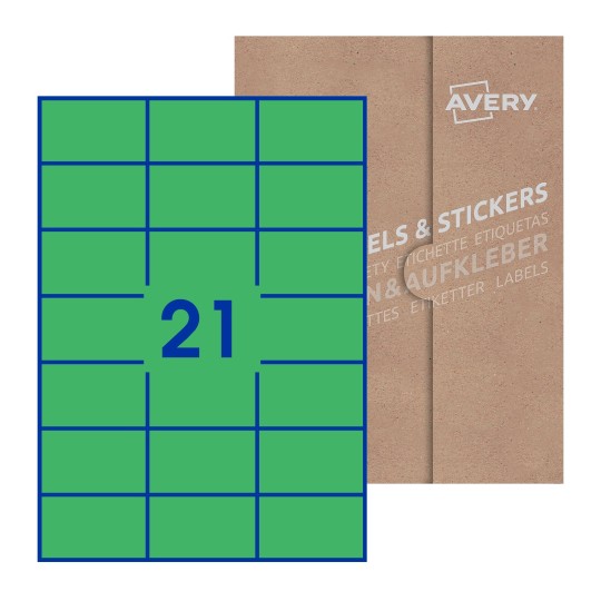 Rectangle Labels - 70 x 42mm Rectangle, Avery Blank Labels