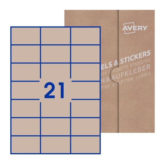Rectangle Labels - 70 x 42mm Rectangle, Avery Blank Labels