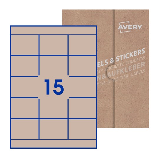 Rectangle Labels - 70 x 51mm Rectangle, Avery Blank Labels