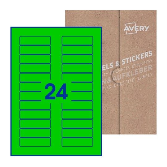 Rectangle Labels - 72 x 21mm Rectangle, Avery Blank Labels