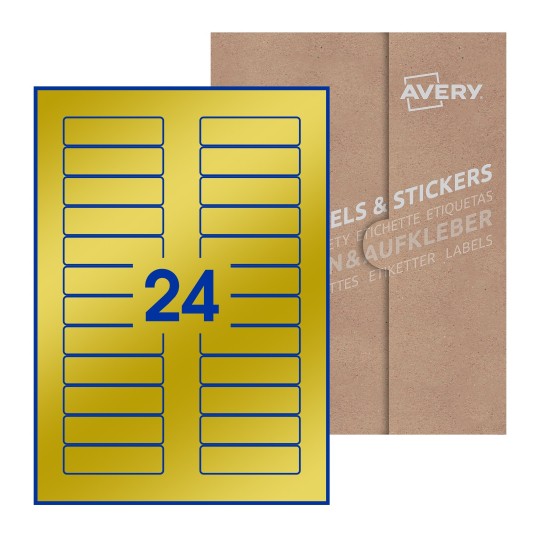 Rectangle Labels - 72 x 21mm Rectangle, Avery Blank Labels