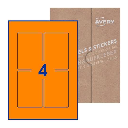 Rectangle Labels - 75 x 110mm Rectangle, Avery Blank Labels