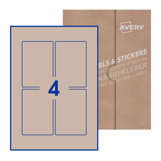 Rectangle Labels - 75 x 110mm Rectangle, Avery Blank Labels