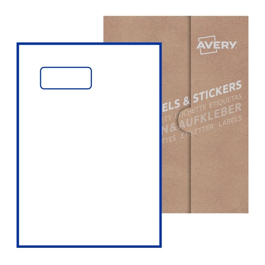 77x27mm Rectangle Avery Integrated Blank Label - 77 x 27mm Rectangle, Avery Integrated Blank Labels