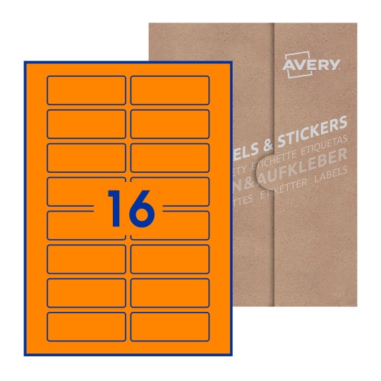 Rectangle Labels - 80 x 30mm Rectangle, Avery Blank Labels