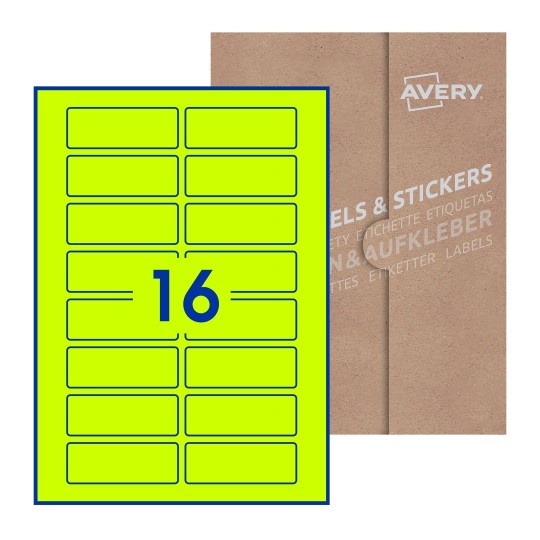 Rectangle Labels - 80 x 30mm Rectangle, Avery Blank Labels