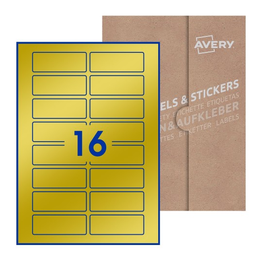 Rectangle Labels - 80 x 30mm Rectangle, Avery Blank Labels