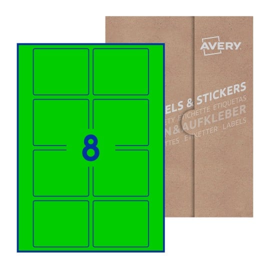 Rectangle Labels - 80 x 67mm Rectangle, Avery Blank Labels