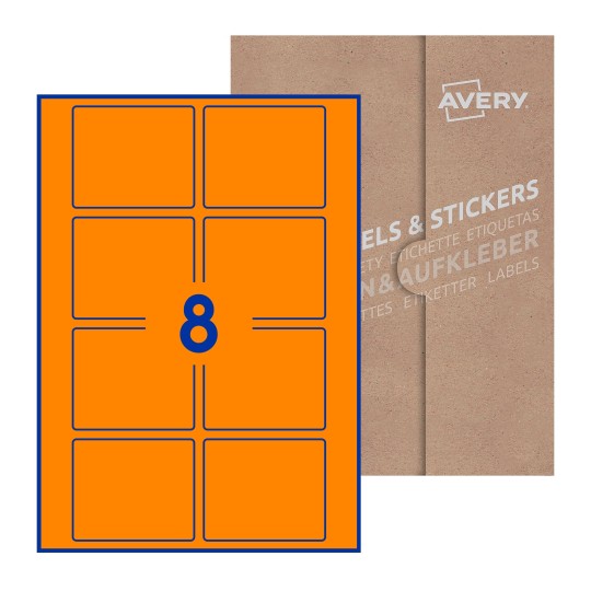 Rectangle Labels - 80 x 67mm Rectangle, Avery Blank Labels