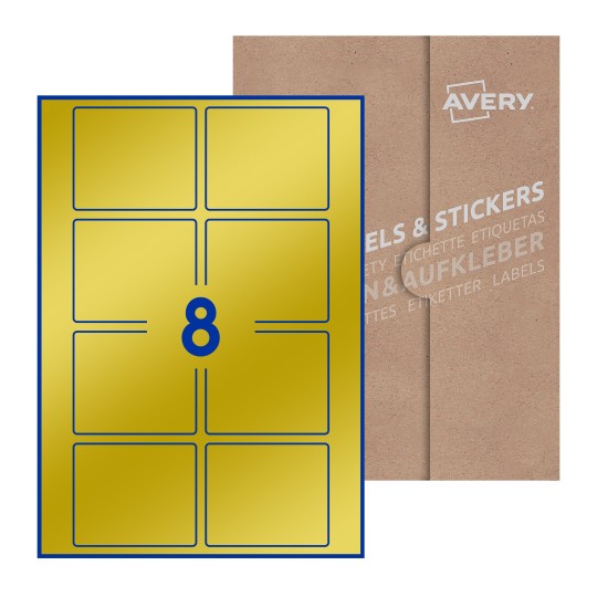 Rectangle Labels - 80 x 67mm Rectangle, Avery Blank Labels