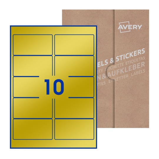 Rectangle Labels - 96 x 51mm Rectangle, Avery Blank Labels