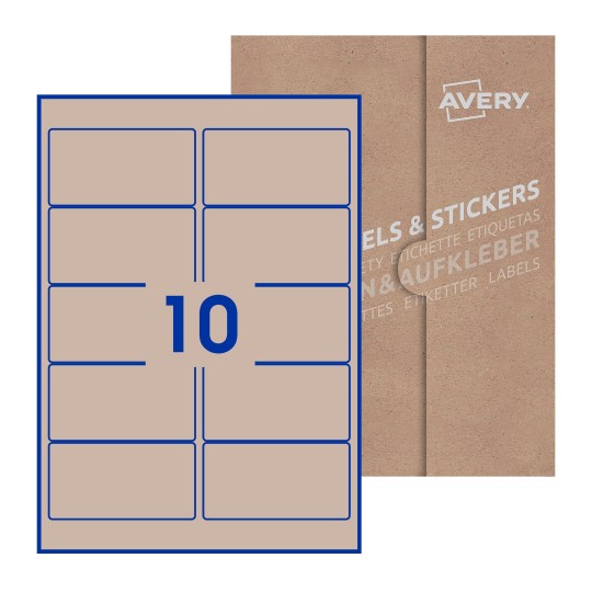 Rectangle Labels - 96 x 51mm Rectangle, Avery Blank Labels