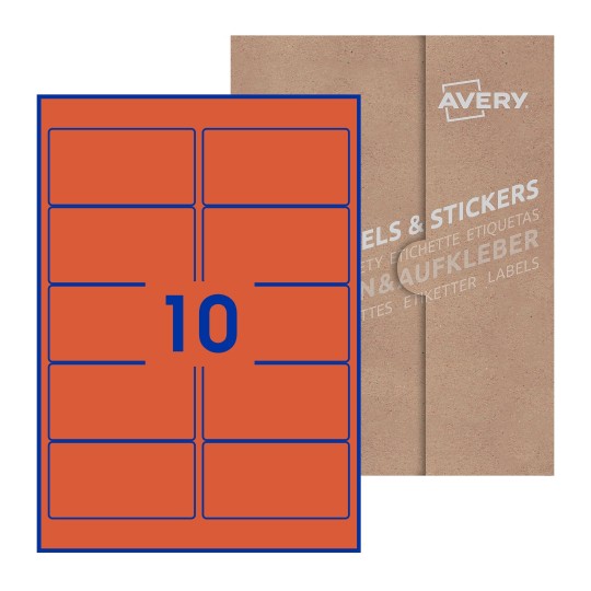 Rectangle Labels - 96 x 51mm Rectangle, Avery Blank Labels