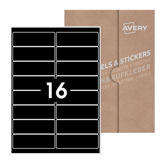 Rectangle Labels - 99 x 34mm Rectangle, Avery Blank Labels
