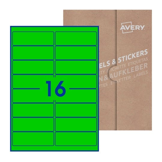Rectangle Labels - 99 x 34mm Rectangle, Avery Blank Labels