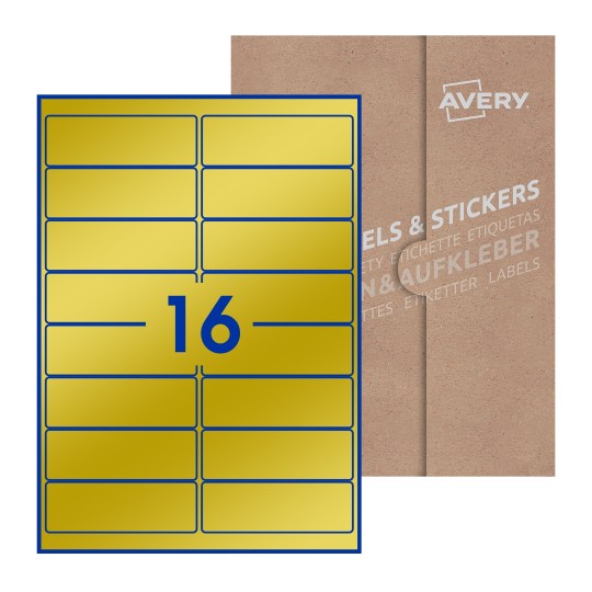 Rectangle Labels - 99 x 34mm Rectangle, Avery Blank Labels