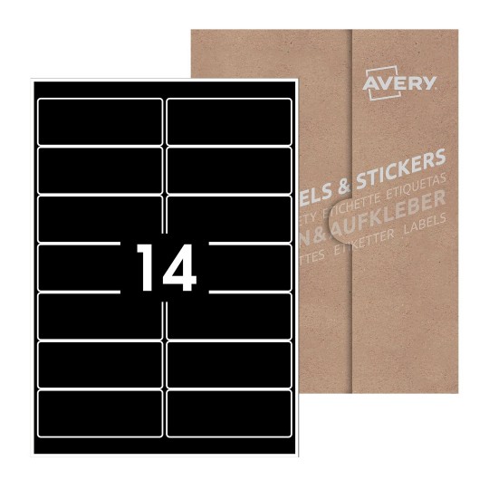 Rectangle Labels - 99 x 38mm Rectangle, Avery Blank Labels