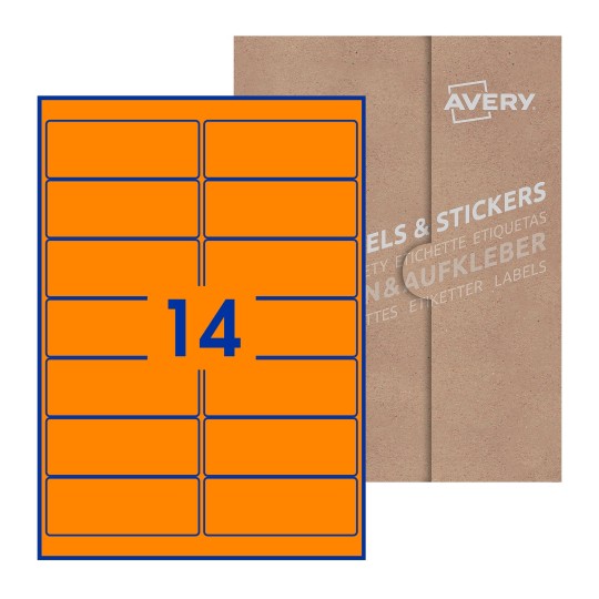 Rectangle Labels - 99 x 38mm Rectangle, Avery Blank Labels