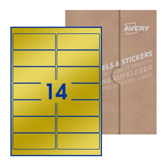 Rectangle Labels - 99 x 38mm Rectangle, Avery Blank Labels