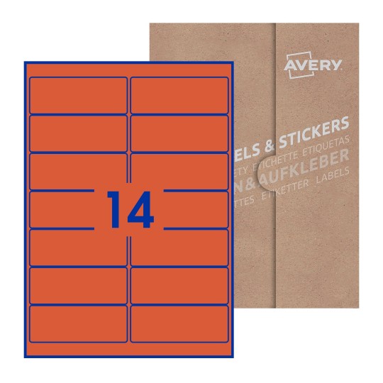 Rectangle Labels - 99 x 38mm Rectangle, Avery Blank Labels