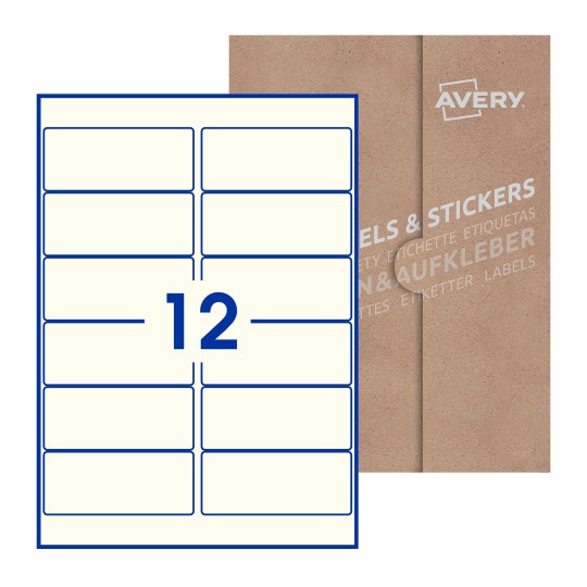 Rectangle Labels - 99 x 42mm Rectangle, Avery Blank Labels