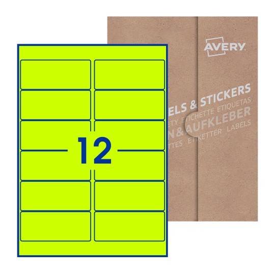 Rectangle Labels - 99 x 42mm Rectangle, Avery Blank Labels
