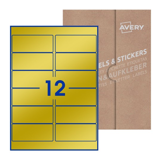 Rectangle Labels - 99 x 42mm Rectangle, Avery Blank Labels