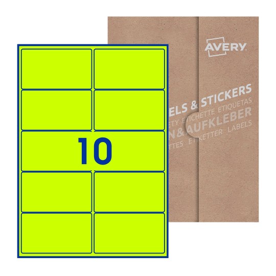 Rectangle Labels - 99 x 57mm Rectangle, Avery Blank Labels