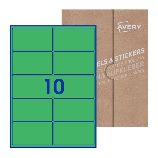 Rectangle Labels - 99 x 57mm Rectangle, Avery Blank Labels