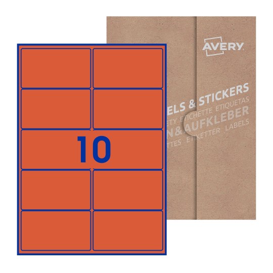 Rectangle Labels - 99 x 57mm Rectangle, Avery Blank Labels