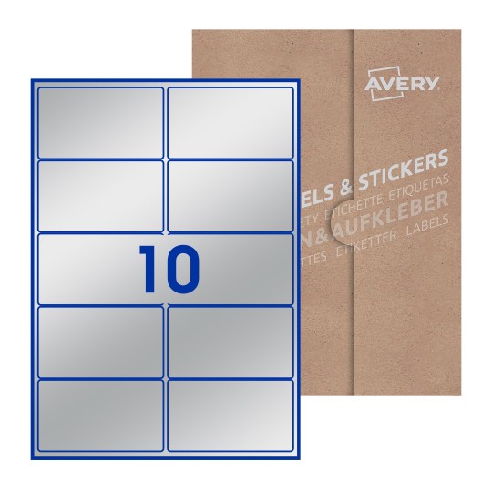 Rectangle Labels - 99 x 57mm Rectangle, Avery Blank Labels