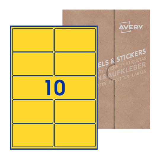 Rectangle Labels - 99 x 57mm Rectangle, Avery Blank Labels